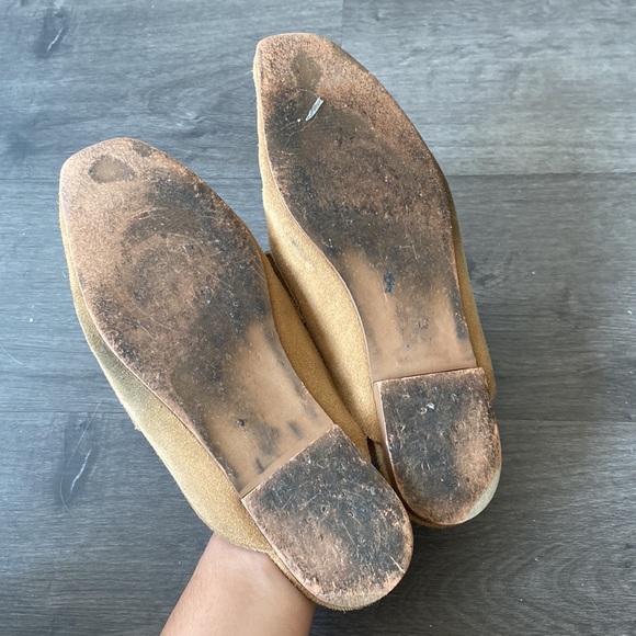 STEVEN BY STEVE MADDEN Womens 'Rilee' Camel Suede Slip On Mules - Picture 6 of 6